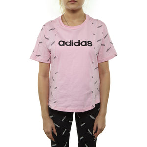 Adidas Aop Tee Womens Style : Dw8018-TRUPNK/BLACK