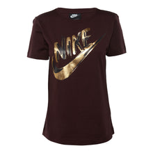Load image into Gallery viewer, Nike Sportswear Metallic Logo Top Womens Style : 939352-010
