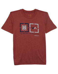 Rvca Target Boxes T-shirt Big Kids Style : B601701t