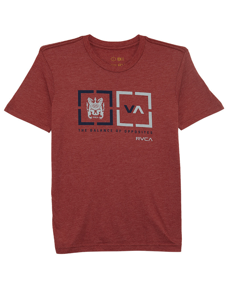 Rvca Target Boxes T-shirt Big Kids Style : B601701t