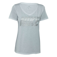 Load image into Gallery viewer, Nike Metallic Block T-shirt Womens Style : 923330-100
