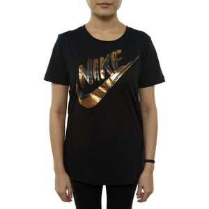 Nike Sportswear Metallic Logo Top Womens Style : 939352-010