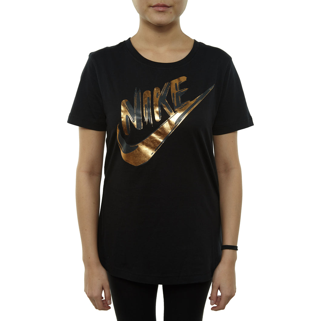 Nike Sportswear Metallic Logo Top Womens Style : 939352-010