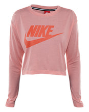 Load image into Gallery viewer, Nike Essential Long Sleeve Crop Top Womens Style : 856738
