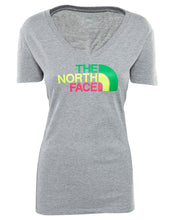 Load image into Gallery viewer, North Face S/s Half Dome V-neck Tee Womens Style : A8u7
