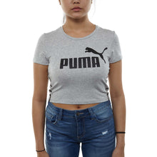 Load image into Gallery viewer, Puma Tape Logo Cropped Tee Womens Style : 852135
