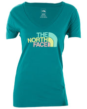 Load image into Gallery viewer, North Face S/s Half Dome V-neck Tee Womens Style : A8u7
