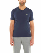 Load image into Gallery viewer, Lacoste Short Sleeve Pima Jersey V neck T-shirt Style # TH6604-51

