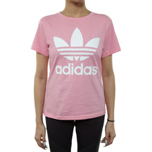 Load image into Gallery viewer, Adidas Trefoil Tee Big Kids Style : Dv2909-Pink
