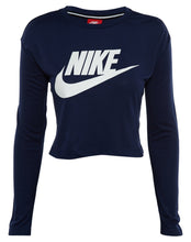 Load image into Gallery viewer, Nike Essential Long Sleeve Crop Top Womens Style : 856738
