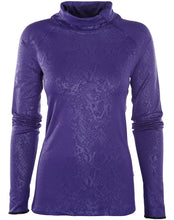 Load image into Gallery viewer, Nike Pro Warm Embossed Heights Vixen Raglan Zip Shirt  Womens Style : 685262
