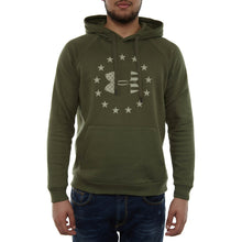 Load image into Gallery viewer, Underarmour Freedom Rival Fleece Logo Hoodie Mens Style : 1331410-001
