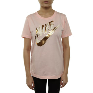 Nike Sportswear Metallic Logo Top Womens Style : 939352-010