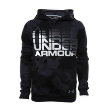Load image into Gallery viewer, Underarmour Rival Wordmark Hoodie Big Kids Style : 1318222-002
