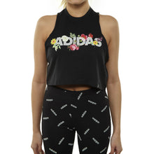 Load image into Gallery viewer, Adidas Floral Crop Womens Style : Dz2639-BLACK
