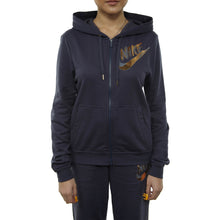 Load image into Gallery viewer, Nike Metallic Logo Full Zip Hoodie Womens Style : 938957-010
